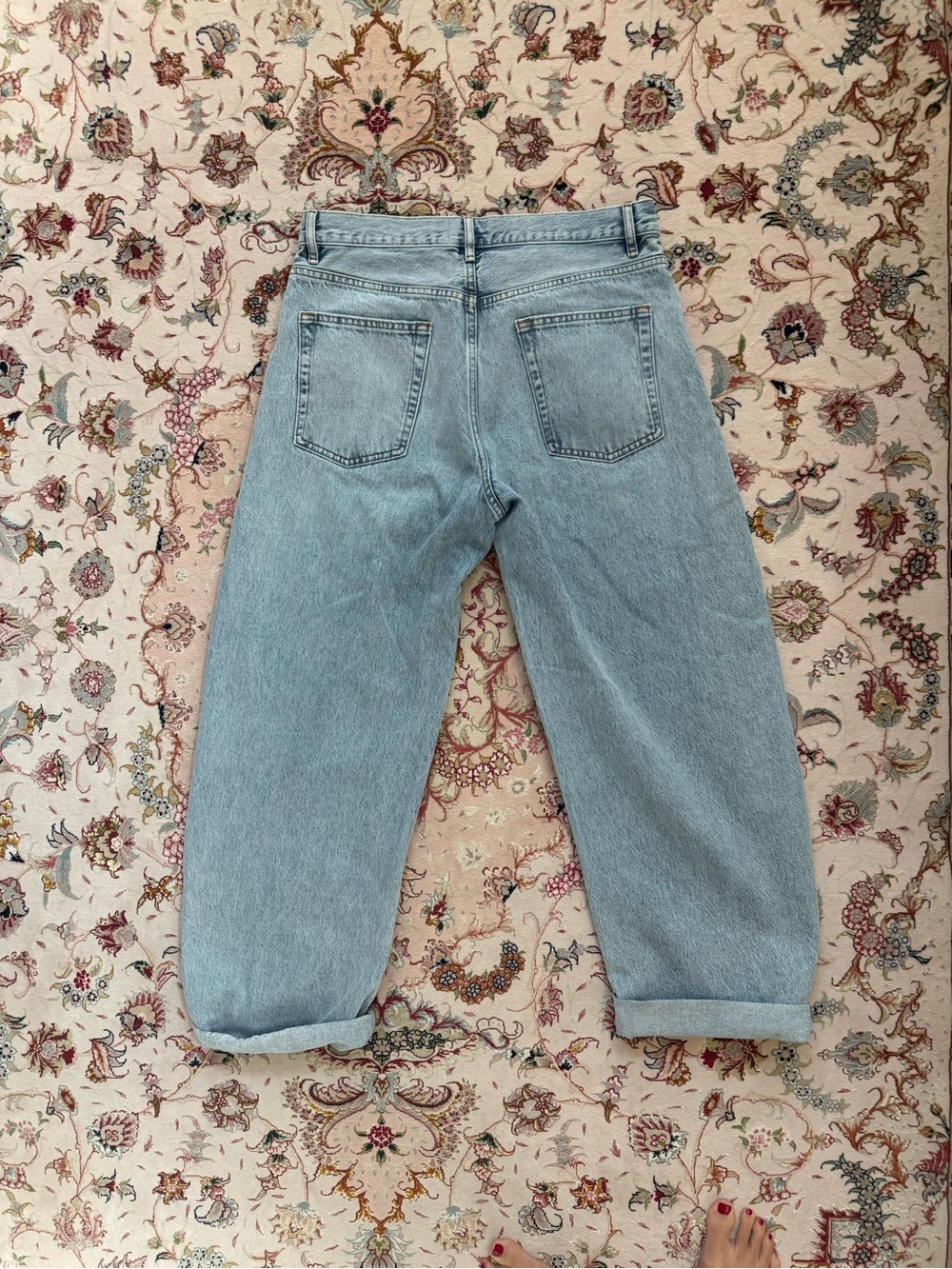 Frame Denim Light Wash Balloon Jeans - Picture 5 of 6